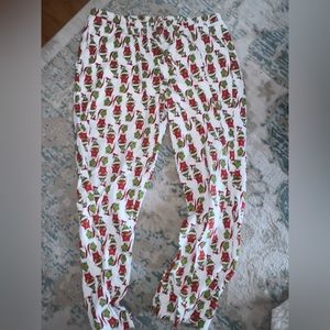 Christmas Grinch hanna Andersson pajama pants, worn once for family photos